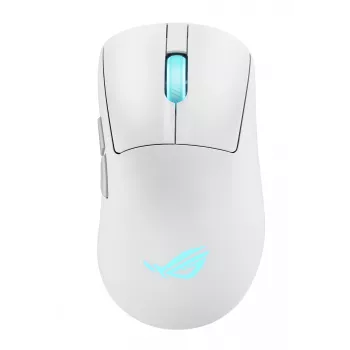 ASUS ROG Keris II Origin WHT ratón gaming diestro RF inalámbrico + Bluetooth + USB Type-A óptico 42000 DPI