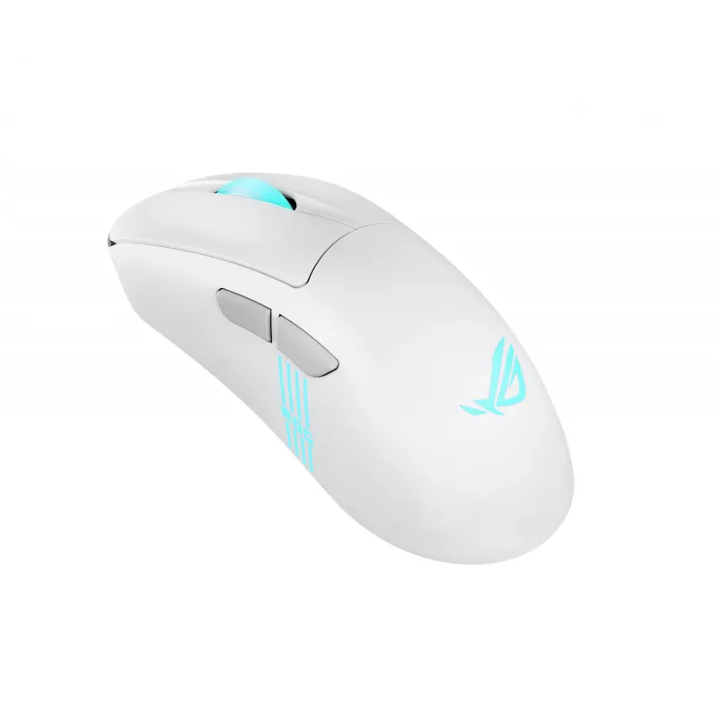 ASUS ROG Keris II Origin WHT ratón gaming diestro RF inalámbrico + Bluetooth + USB Type-A óptico 42000 DPI