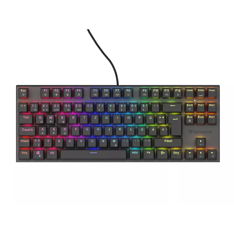 GENESIS NKG-1886 teclado gaming USB QWERTZ alemán negro
