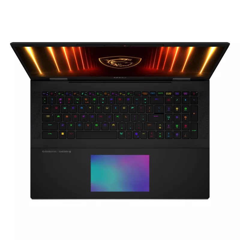 MSI Titan 18 HX AI A2XWIG-073 portátil Intel Core Ultra 9 285HX 45,7 cm (18 pulgadas) UHD+ 64 GB DDR5-SDRAM 6 TB SSD NVIDIA GeForce RTX 5080 Wi-Fi 7 (802.11be) Windows 11 Pro negro