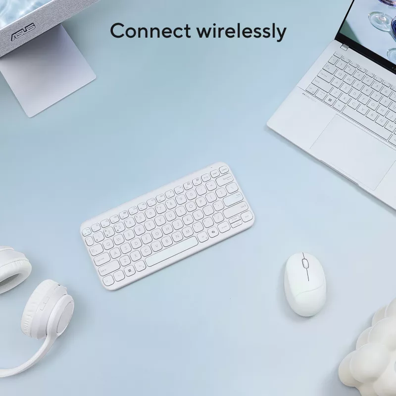 ASUS Fragrance MD101 Ratón Home Ambidiestro RF Wireless + Bluetooth Óptico 2400 DPI