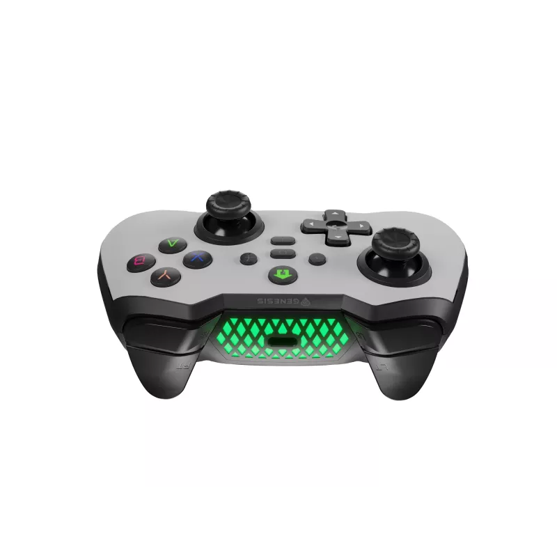 GENESIS Mangan 400 Blanco Bluetooth Mando Analogico / Digital Android, MAC, Nintendo Switch, PC, iOS