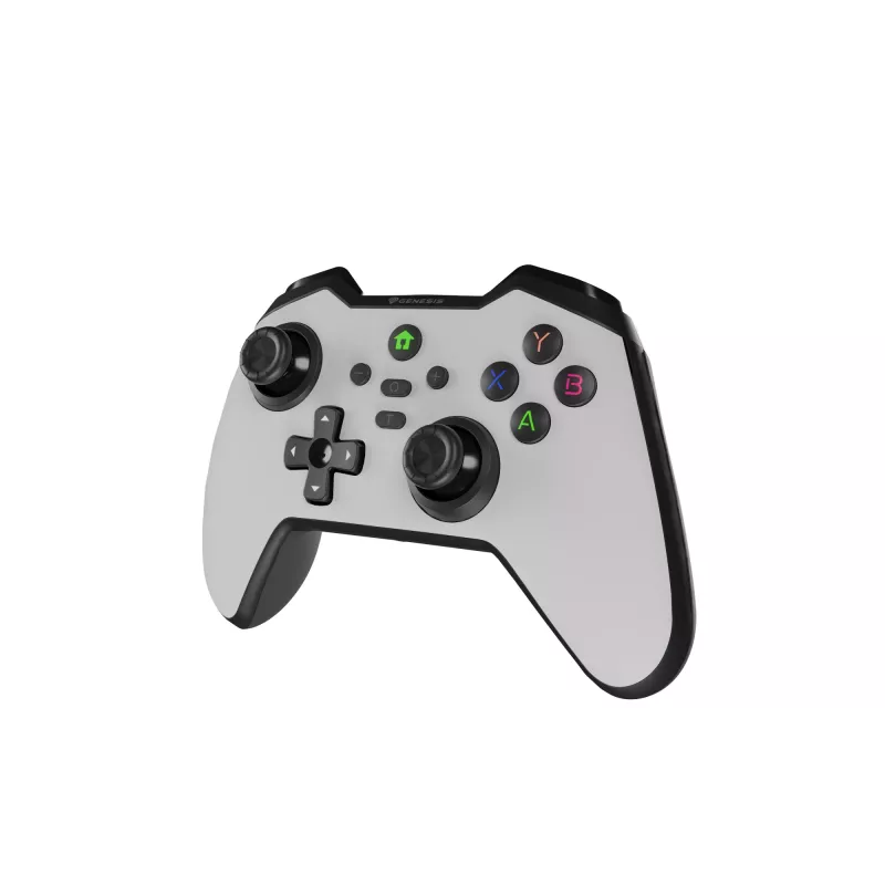 GENESIS Mangan 400 Blanco Bluetooth Mando Analogico / Digital Android, MAC, Nintendo Switch, PC, iOS