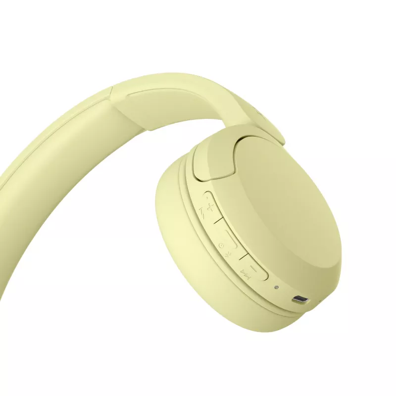 Sony WHCH520Y.CE7, Inalámbrico, Llamadas/Música, 20 - 20000 Hz, 147 g, Auriculares, Amarillo