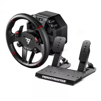 Thrustmaster T598 Negro, Rojo USB Volante + Pedales Analógico / Digital PC, PlayStation 4, PlayStation 5