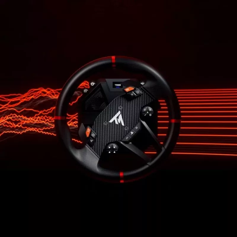 Thrustmaster T598 Negro, Rojo USB Volante + Pedales Analógico / Digital PC, PlayStation 4, PlayStation 5