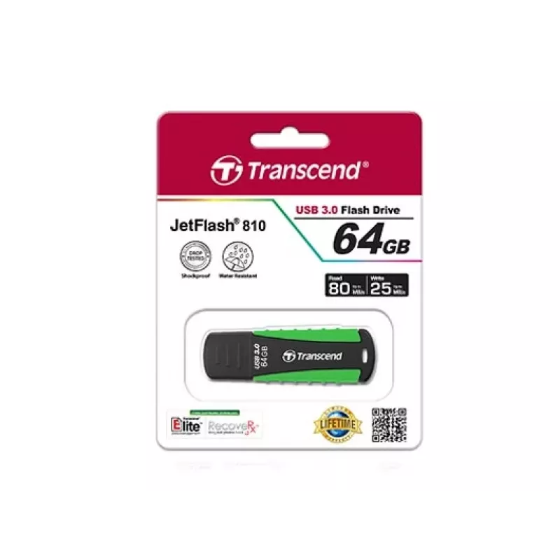 Memoria USB Transcend 64GB USB Type-A 3.2 Gen 1 JetFlash 810