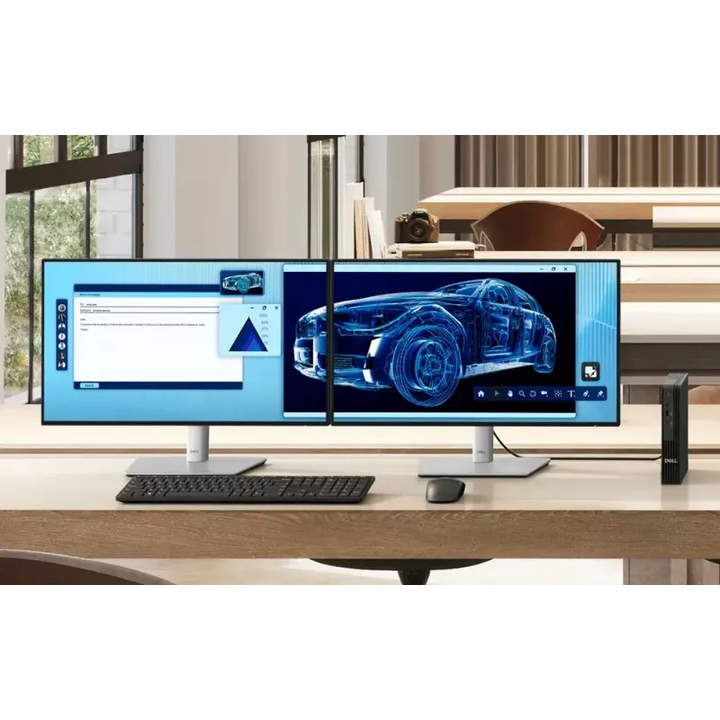 DELL Pro QBM1250 Plus Intel Core Ultra 7 265 16 GB DDR5-SDRAM 512 GB SSD Windows 11 Pro Micro PC Mini PC Negro