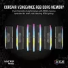 CORSAIR Memoria 32GB DDR5 (2x16GB) DRAM 6400MT/s CL36 Kit de memoria Vengeance RGB – Negro