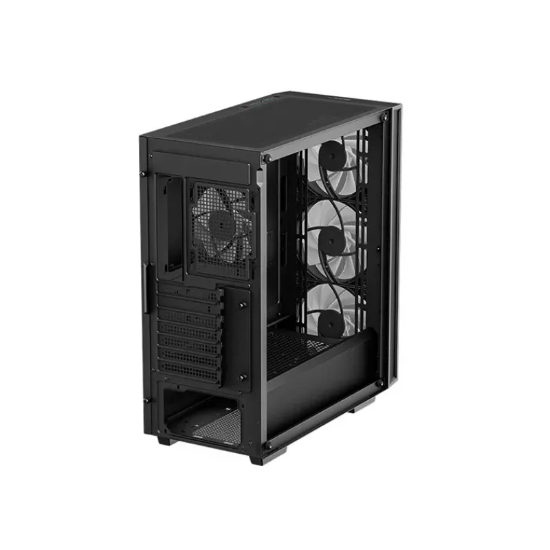 DeepCool MATREXX 55 MESH V4 C caja de PC Midi Tower, ATX, cristal templado, sin fuente de alimentación, negra