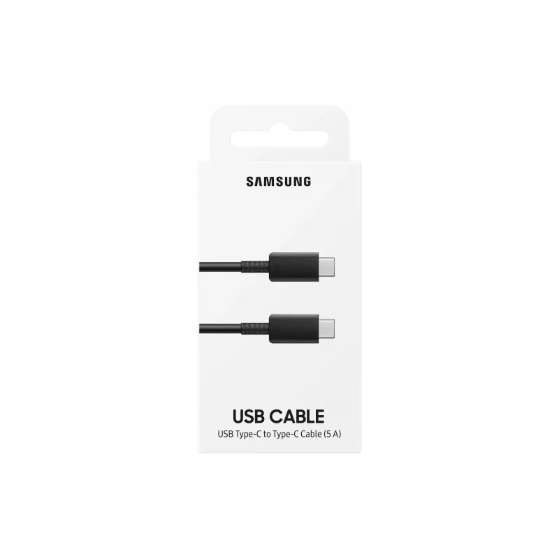 Samsung EP-DN975 - Cable USB - USB-C (M) a USB-C (M) - USB 2.0 - 1 m - Alimentación USB (5A, 100 W) - Negro - para Galaxy Note10, Note10+, Note1