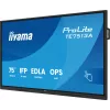 iiyama TE7513A-B1AG pantalla de señalización pantalla plana interactiva 190,5 cm (75 inch) Wi-Fi 500 cd/m² 4K Ultra HD negro pantalla táctil procesador integrado Android 18/7