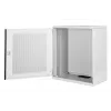 Armario de montaje en pared DIGITUS 12U, SOHO, sin montar 595x540x400 mm, puerta frontal perforada, gris