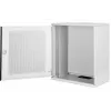 Armario de montaje en pared DIGITUS 12U, SOHO, sin montar 595x540x400 mm, puerta frontal perforada, gris