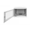Armario de montaje en pared DIGITUS 7U SOHO sin montar 370x540x400 mm puerta frontal perforada gris