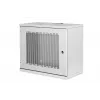 Armario de montaje en pared DIGITUS 9U - SOHO sin montar 460x540x400 mm puerta frontal perforada gris