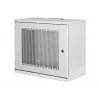 Armario de montaje en pared DIGITUS 9U - SOHO sin montar 460x540x400 mm puerta frontal perforada gris