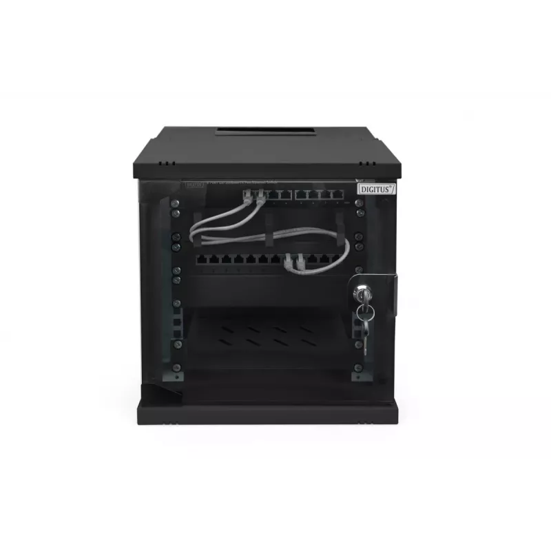 DIGITUS 10IN 6U carcasa de pared - SOHO PRO 325 x 315 x 300 mm negro