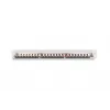 Panel de parcheo DIGITUS DN-91624S-EA de 19 pulgadas, CAT6A clase EA, apantallado, 24 puertos RJ45, LSA, 1U, gris claro RAL 7035