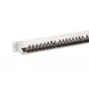 Panel de parcheo DIGITUS DN-91624S-EA de 19 pulgadas, CAT6A clase EA, apantallado, 24 puertos RJ45, LSA, 1U, gris claro RAL 7035