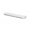 Panel de parcheo DIGITUS DN-91624S-EA de 19 pulgadas, CAT6A clase EA, apantallado, 24 puertos RJ45, LSA, 1U, gris claro RAL 7035