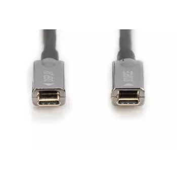 Cable de fibra óptica híbrida AOC DIGITUS USB Type-C a USB Type-C 4K@60Hz USB 3.1 Gen 1, 20 m