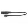 Cable adaptador DIGITUS USB 2.0, OTG, Type Micro B - A M/H, 15 cm, conforme a USB 2.0, en ángulo recto, negro