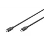 Cable de conexión DIGITUS USB Type-C, type C to C M/M, 1m Gen2 negro (AK-300139-010-S)