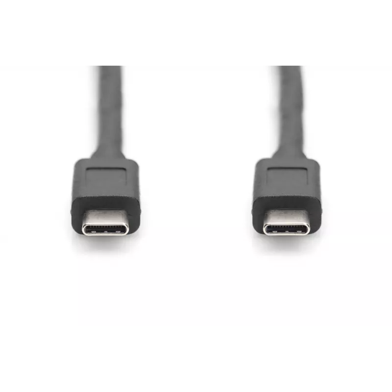 Cable de conexión DIGITUS USB Type-C, type C to C M/M, 1m Gen2 negro (AK-300139-010-S)