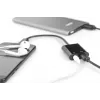 Cable divisor DIGITUS USB Type-C, tipo C – 3,5 mm + tipo C M/H/H, 20 cm negro