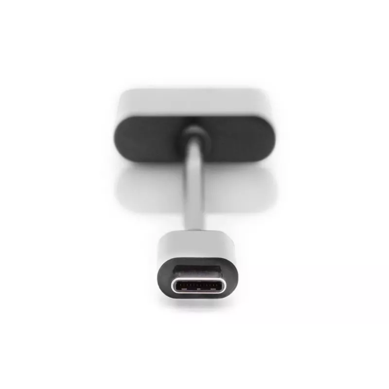 Cable divisor DIGITUS USB Type-C, tipo C – 3,5 mm + tipo C M/H/H, 20 cm negro