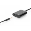 Cable divisor DIGITUS USB Type-C, tipo C – 3,5 mm + tipo C M/H/H, 20 cm negro