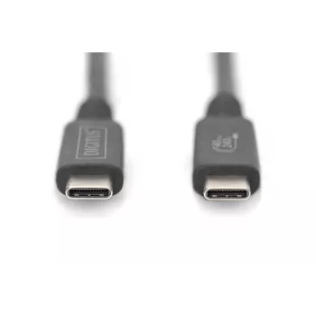 Cable de conexión DIGITUS USB 4.0 Type-C a Type-C resolución máx. 8K 30Hz PD3.0 40Gbit/s 1m