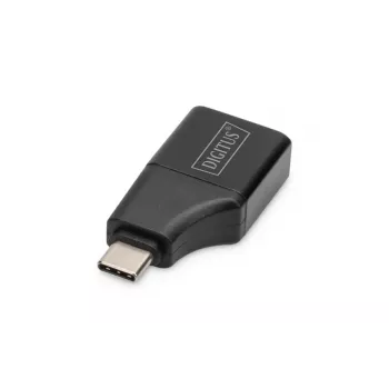 Adaptador Digitus 4K USB USB-C a HDMI-A negro aluminio