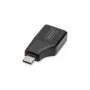 Adaptador Digitus 4K USB USB-C a HDMI-A negro aluminio