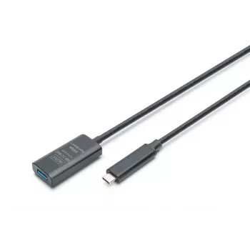 Cable alargador USB-C activo DIGITUS – 10G USB 3.2 Gen2 USB-C – USB-A (M/H) – 5 m