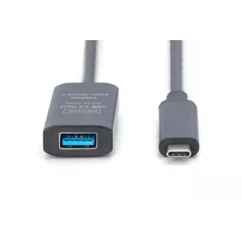 Cable alargador USB-C activo DIGITUS – 10G USB 3.2 Gen2 USB-C – USB-A (M/H) – 5 m