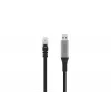 DIGITUS Cable USB 3.2 Gen1 - RJ45 Ethernet - CAT6a S/FTP negro - 15 m