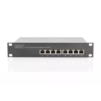 DIGITUS Switch Gigabit PoE 8 puertos 10