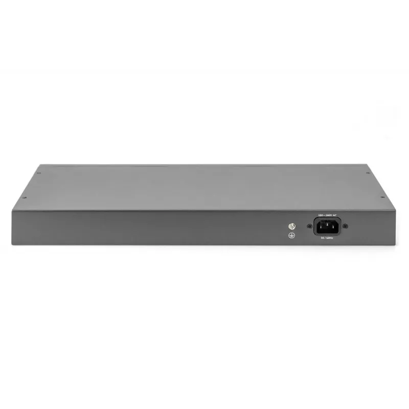 Switch Digitus DN-95343 de 24 puertos Fast Ethernet PoE, 2x Gigabit Combo TP/SFP, 370 W