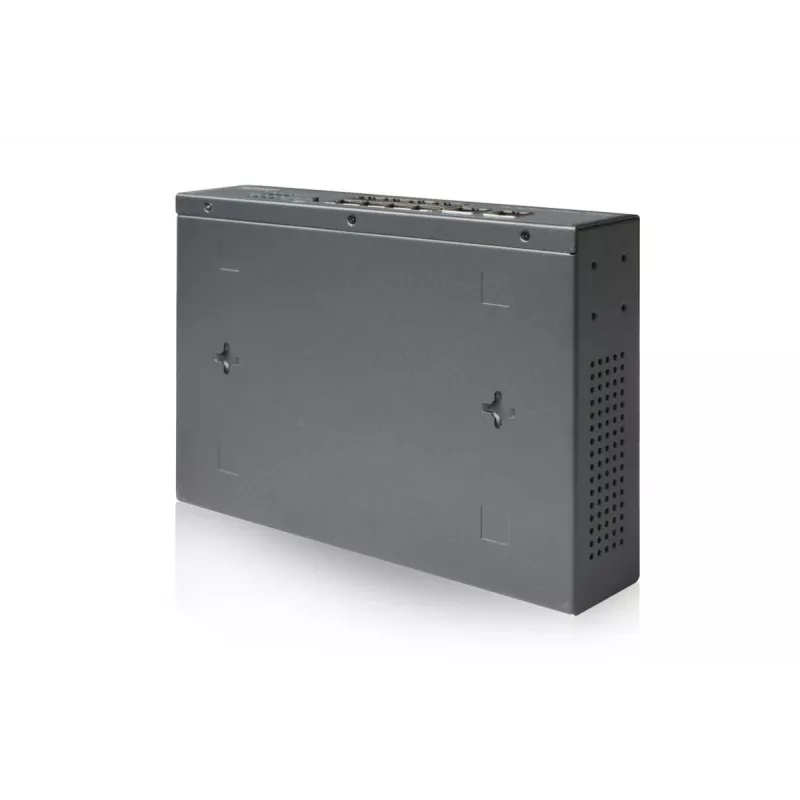 DIGITUS Switch Fast Ethernet PoE af/at 8 puertos + 2 uplinks 120W de presupuesto PoE, montaje en rack