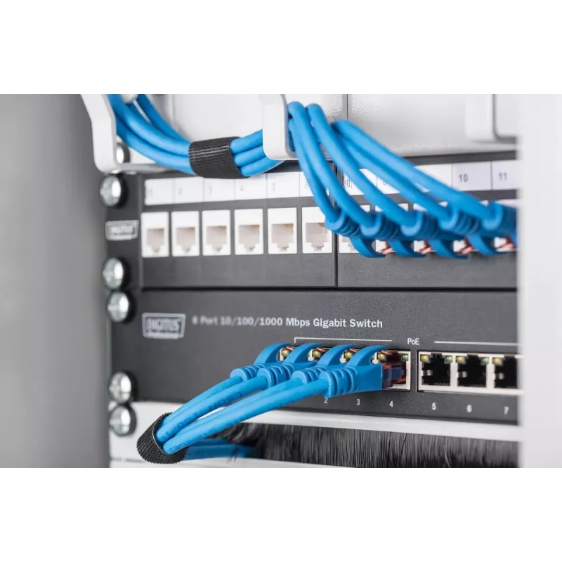 DIGITUS Switch Gigabit Ethernet 8 puertos 10 inch 8x10/100/1000Mbps RJ45