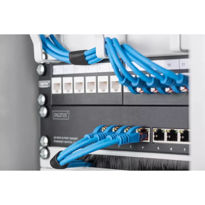 DIGITUS Switch Gigabit Ethernet L2 gestionado 8 puertos, 10
