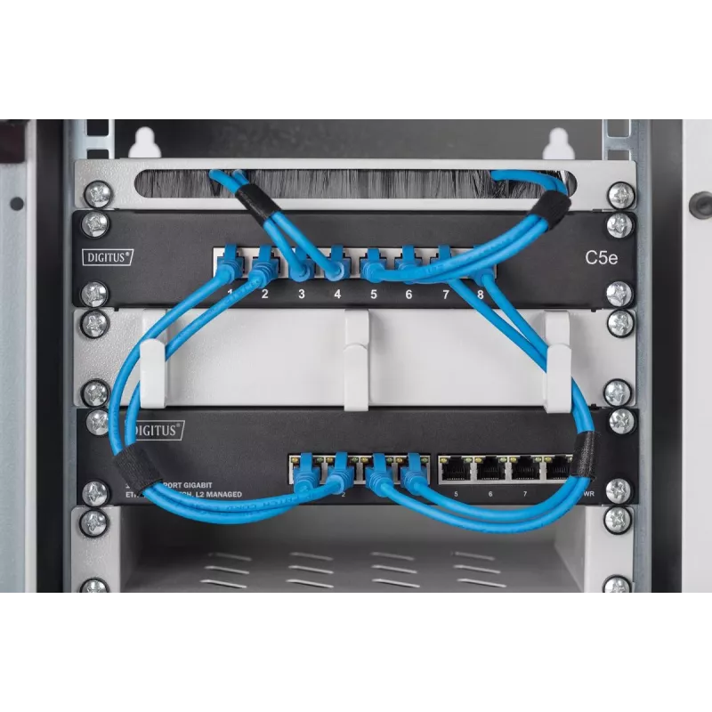 DIGITUS Switch Gigabit Ethernet L2 gestionado 8 puertos, 10