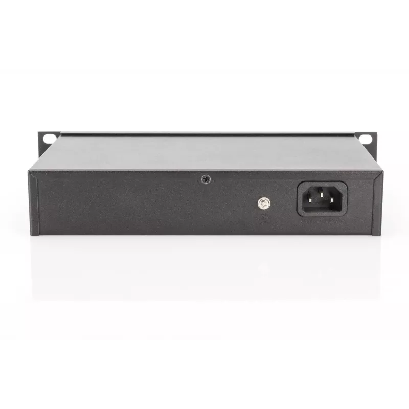 DIGITUS Switch Gigabit Ethernet PoE L2 gestionado 8 puertos PoE, 10