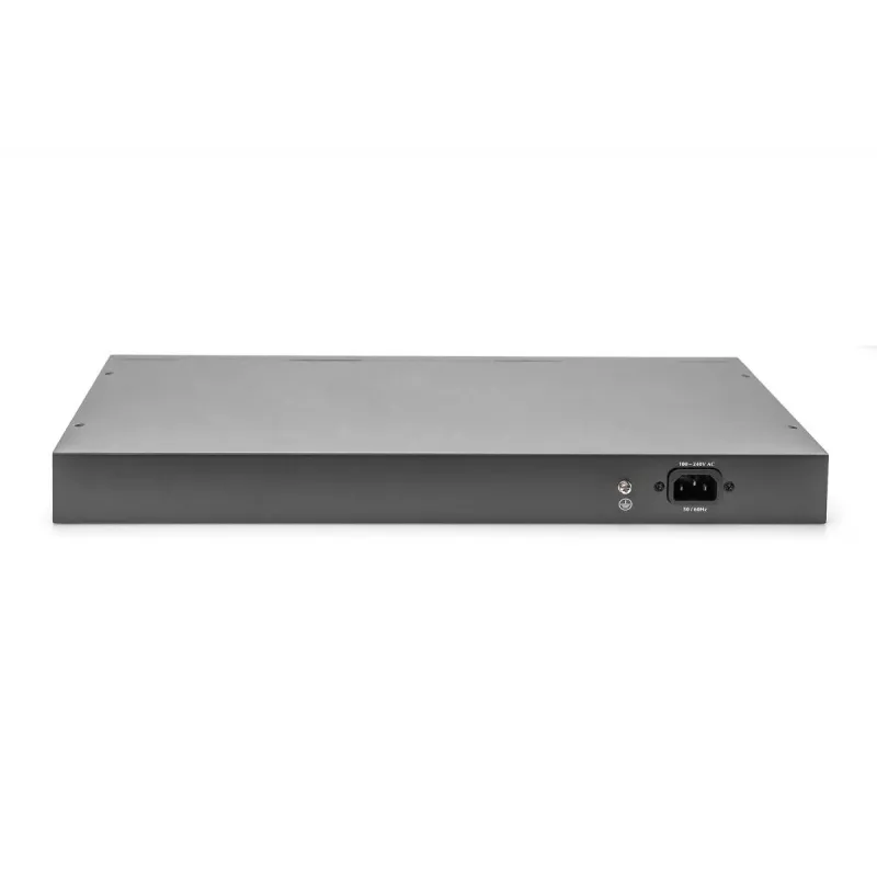 DIGITUS Switch Gigabit Ethernet L2 gestionado 24 puertos + 2 puertos combo y 2 puertos uplink SFP