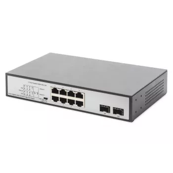 Switch no gestionado Digitus DN-95140 8 puertos Gigabit PoE