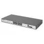 DIGITUS Switch Fast Ethernet PoE 16 puertos PoE + 2 Combo. 250 W de presupuesto PoE