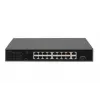 DIGITUS Switch PoE 16 puertos 10/100 Mbit/s 16 x puertos RJ45 PoE 10/100 Mbit/s, 1x GE RJ45, 1x SFP