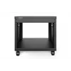 DIGITUS Rack AVS 8U 420x507x460mm roscas ruedas negro